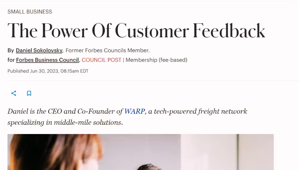 feedback