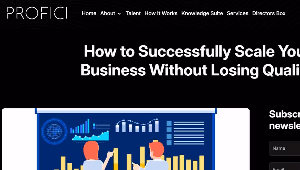 How to Scale a Small Business Without Losing Quality